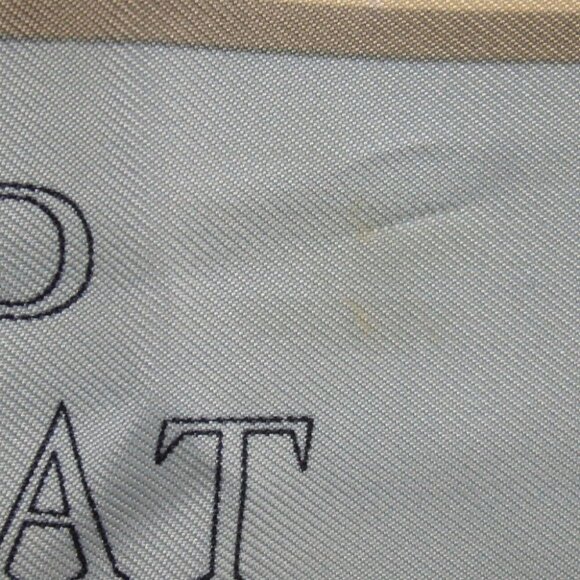 Hermes Blue and Gold Equestrian Scarf - Picture 9 of 9